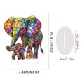 thumbnail image 3 of Letrero Decorativo Acrílico «Puesta De Sol Y Elefante», Impresión Plana En 2D, Decoración Decorativa Acrílica Para Escritorio, Para Jardín Doméstico, Con Soporte, 3 of 6