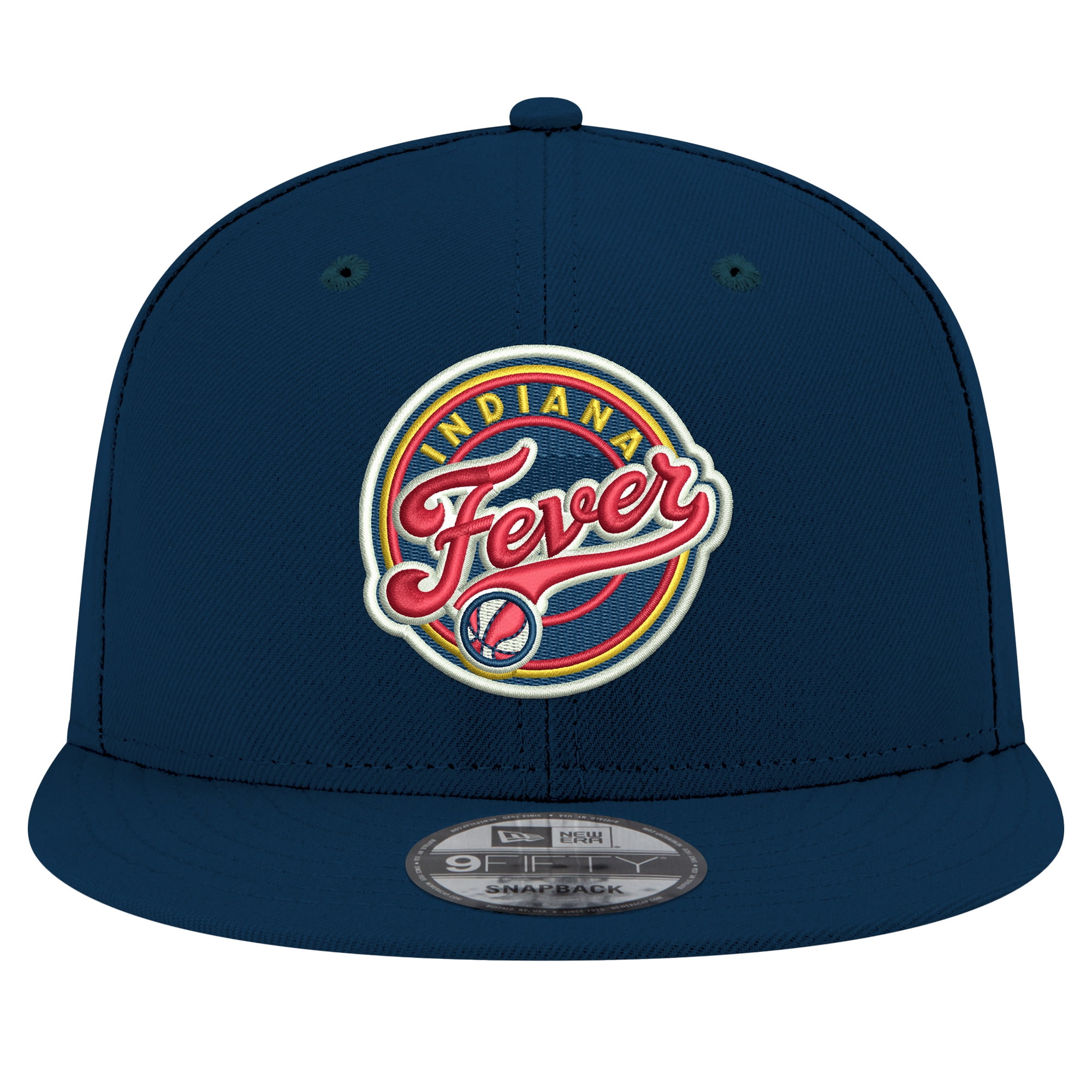 Unisex New Era Navy Indiana Fever Logo 9FIFTY Snapback Hat