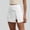 White, variant on Womens Flowy Wrap Skirt Y2K High Waisted Athletic Skorts with Build-in Shorts Side Slit Mini Tennis Skirt