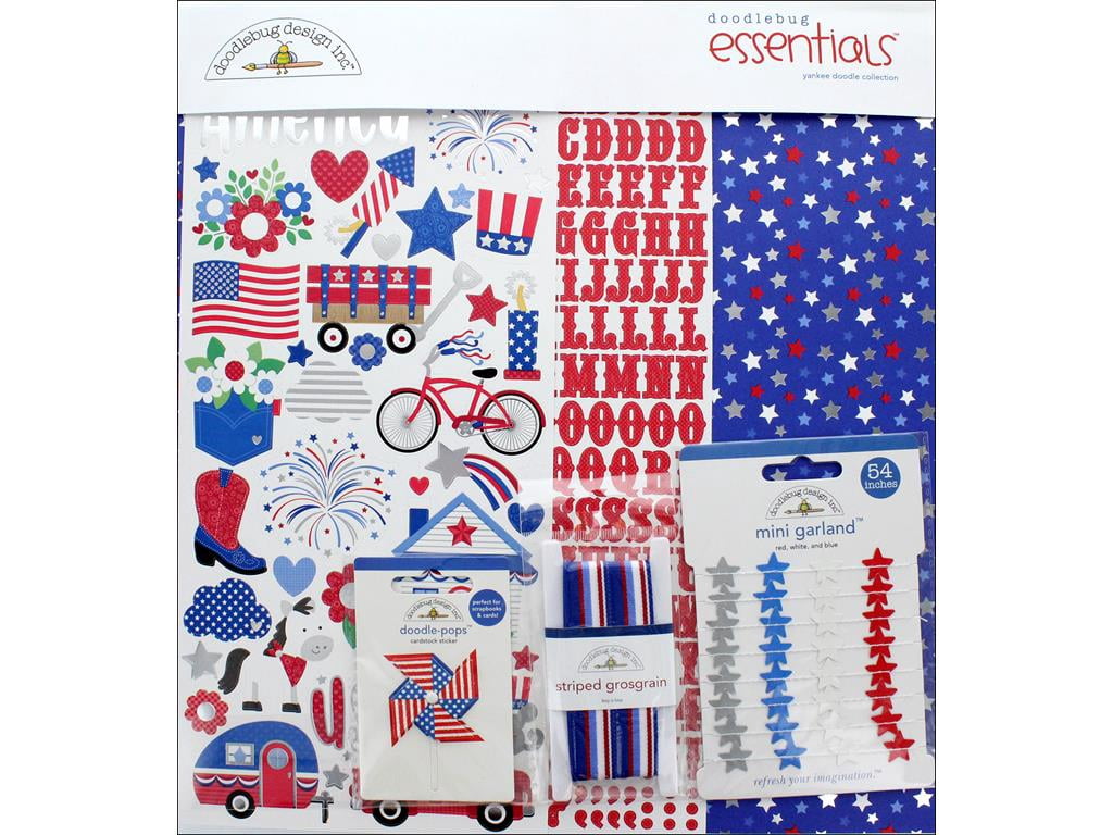 Doodlebug Yankee Doodle Essentials Kit - Walmart.com