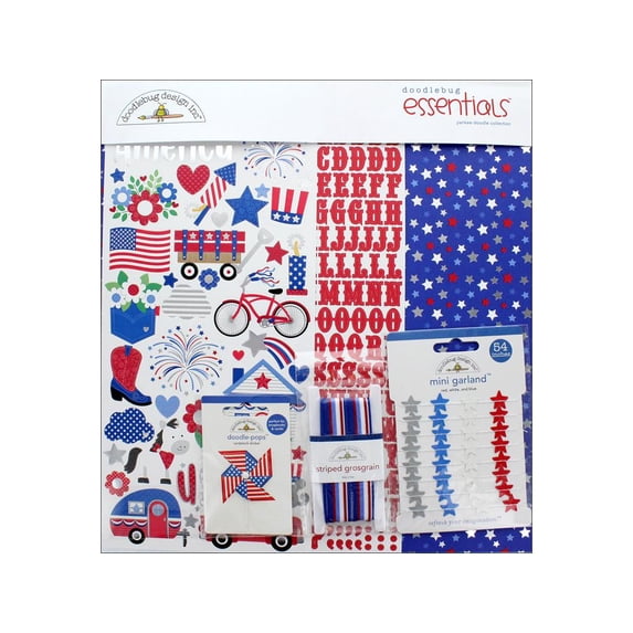Doodlebug Yankee Doodle Essentials Kit - Walmart.com