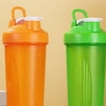 thumbnail image 4 of Bearachild Tamaño portátil y elegante botella mezcladora de proteínas para un estilo de vida activo Sin BPA Fácil de limpiar Durable Cocina y Comedor Naranja, 4 of 6