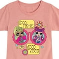 thumbnail image 3 of LOL OMG! Good Friends, Good Vibes Besties - Toddler & Youth Girls Short Sleeve Graphic T-Shirt, 3 of 6