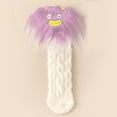 thumbnail image 2 of Women's Cute Cartoon Sleep Socks Plush Coral Fleece Mid-Calf Socks Funny Novelty House Socks Thick Warm Bed Socks Non-Slip Indoor Socks, 2 of 2