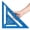 Blue, variant on Aluminum 12-inch Rafter Square Professional Carpenter Measuring Layout Tool Alloy Metal Triangle Ruler Imperial Protractor for Woodworking, Framing, Roofing, and Construction