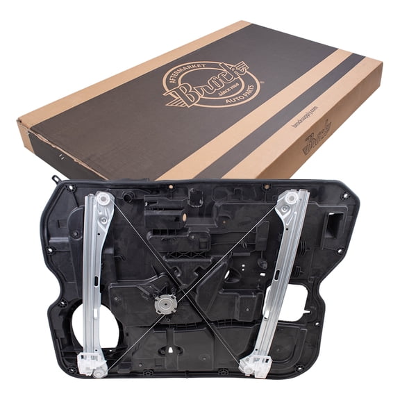 Brock Window Regulator w/o Motor for 2009-2010 Ram 1500 w/Pwr Locks Exc Std Cab Front Left