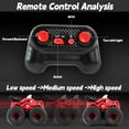thumbnail image 3 of Coche de dinosaurio RC Hugo rojo juguete de control remoto con rociador y sonido ligero, 3 of 7