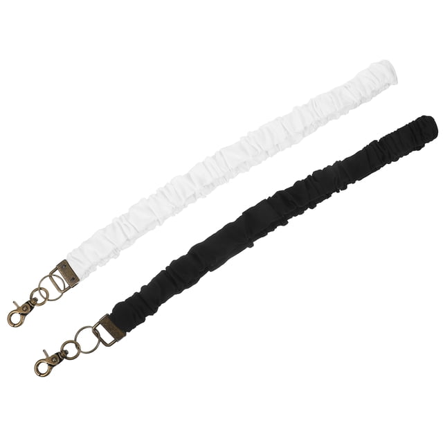 BESTYASH 2Ud Cuerda De Poliéster Para Lanyard Elástico Con Clip Antiderrape Para Tarjetas Y Estilográfica