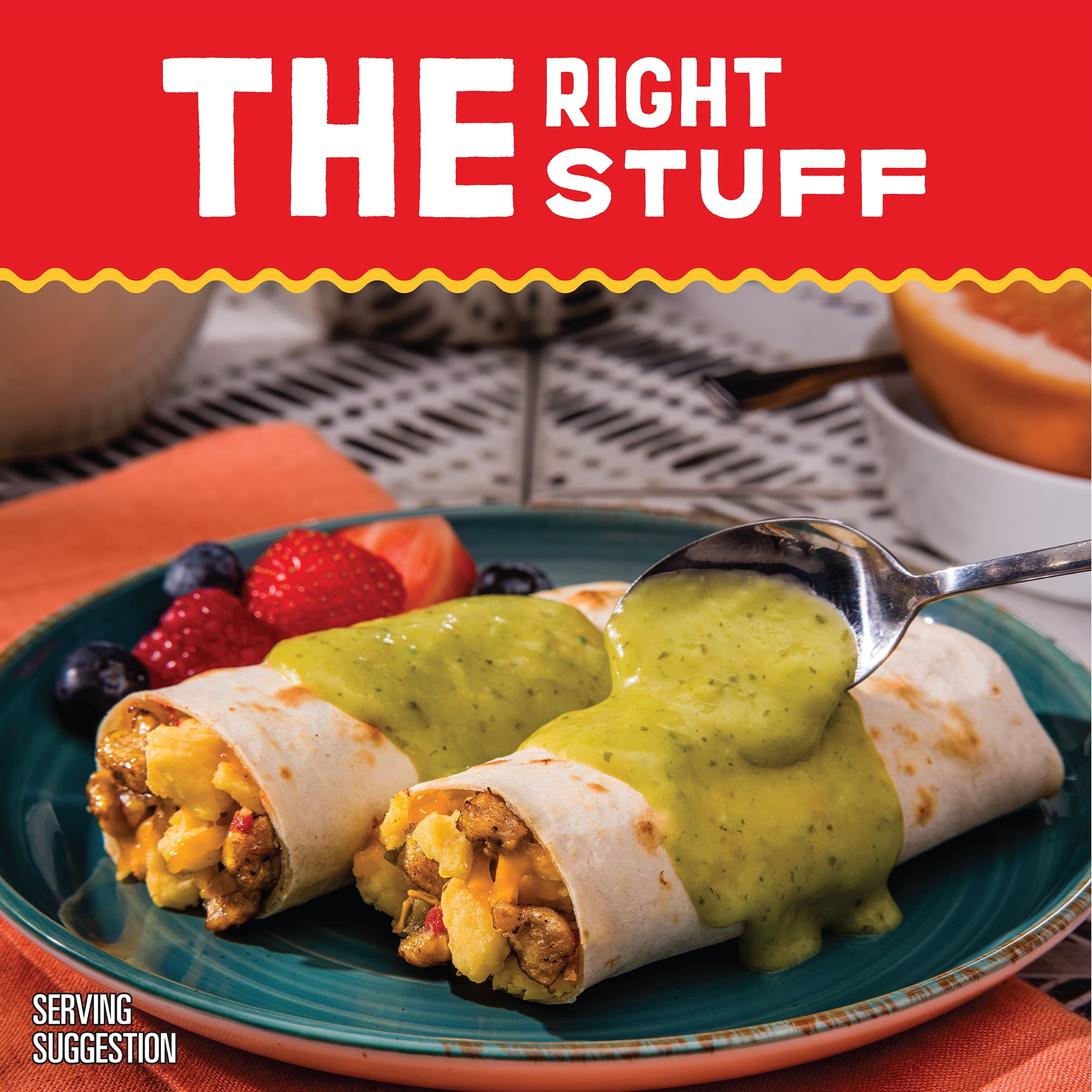 El Monterey Signature Egg, Sausage & Cheese Burritos, 36 oz, 8 Count (Frozen)