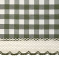 thumbnail image 5 of Woven Trends Farmhouse Curtains, Buffalo Plaid Curtain Shades, Gathered Swag Set, Classic Country Plaid Gingham Checkered Design, Farmhouse Decor, 72" x 63" Gathered Swag Pair (2-Pack), Sage, 5 of 7