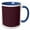 Blue/White, variant on 3drose, Cute Pink and Black Polka Dot Pattern, 11oz Mug