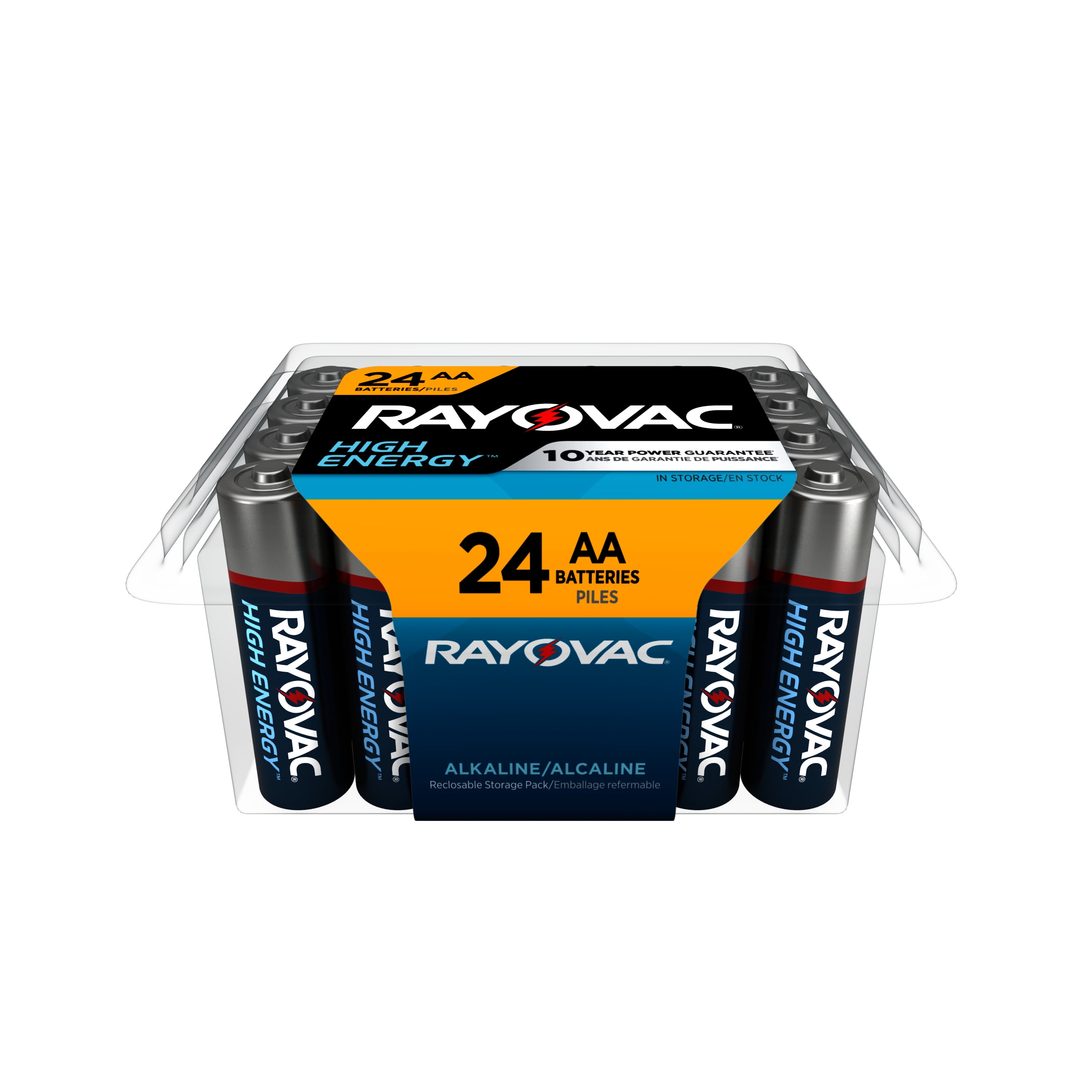 Rayovac High Energy AA Batteries (24 Pack), Double A Batteries