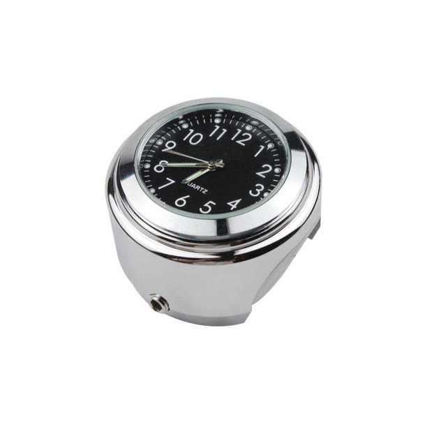 Kenally Reloj para manillar de motocicleta, reloj luminoso, soporte Universal para bicicletas, esfera brillante resistente al agua, accesorios de Accesorios para motos Negro Kenally VI017963-01B