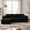 Black, variant on MAYEERTY 106" Wide-Wale Corduroy Compression Sofa Bed, Convertible Sleeper Couch for Living Room Guest Room,White