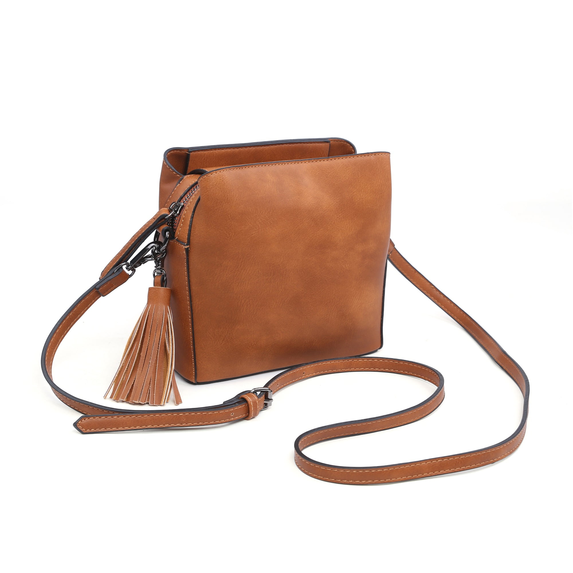 Lowestbest Ladies Fashion Messenger Bag, Ladies Shoulder Bag Handbag, Light Tan Lowestbest Ladies Fashion Messenger Bag, Ladies Shoulder Bag Handbag, Light Tan