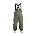 thumbnail image 5 of CCRFTGI Snow pants men Baggy Big and tall Snowboarding Adjustable Straps Ski Pants Winter Athletic Outdoor Waterproof Ski Overalls mens snow bibs Army Green M, 5 of 5