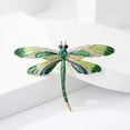 thumbnail image 4 of Fashion Blue Rhinestone Dragonfly Brooch - Classic Enamel Insect Pin, Zinc Alloy, Not Washable - Perfect Fashion Accessory and Gift for Women, 4 of 8
