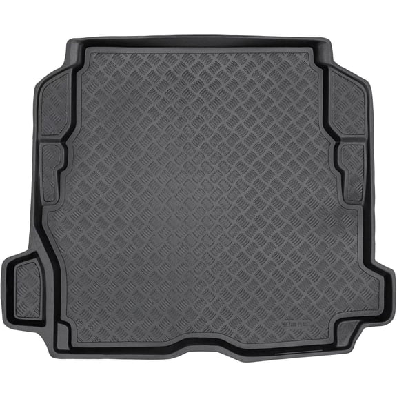 Rezaw-Plast Trunk Liner for Volvo S60 Sedan 2001–2009– Custom Fit PE Cargo Mat, 1/16in Thick, Odorless, Tailored, Durable, All Weather Black