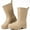 Beige, variant on Women's Waterproof Rain Boots Wide Mid Calf Comfortable Rubber Shoes Lightweight Anti-slipping Rain Footwear for Outdoor Garden Farm Work
