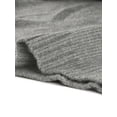 thumbnail image 5 of Cárdigan de suéter ligero con frente abierto de talgrande pamujer Gris claro XL, 5 of 5