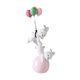 thumbnail image 2 of Figura de conejito con globo, adorno de conejito volador para mueble de TV de sala de estar Rosa, 2 of 9