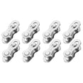thumbnail image 1 of Uxcell 8pcs Bicycle Missing Link 6/7/8 Speed Reusable Steel Bike Chain Link Silver, 1 of 7