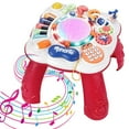 thumbnail image 1 of HLONK Baby Toys  Baby Activity Table Activity Center  Learning Table Toys for Toddlers  Red, 1 of 6