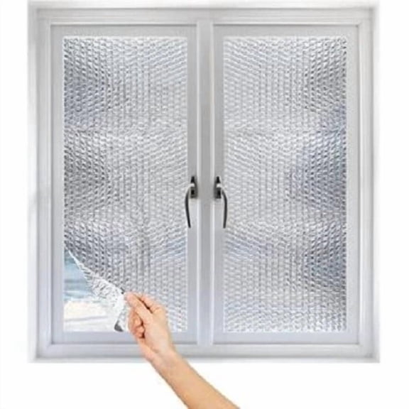 Reflectix Foil DOUBLE Insulation Reflective WINDOW SHUTTER KIT ADHESIVE 2X4