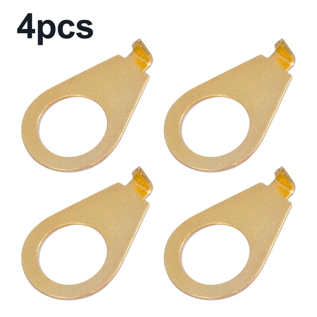 MYG 4Pcs Guitar Knobs Pointer Plate Indicator Washers for Gibson LP Electric Guitars