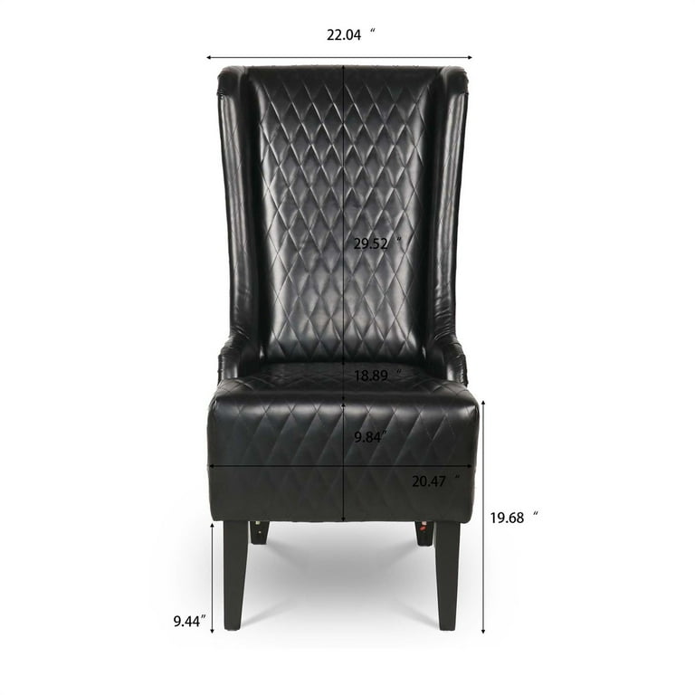 Extra wide sale high back chair