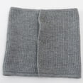 thumbnail image 6 of UJNDER Winter Scarf for Men and Women Wool Bib Double Thick Knit Ring Warm Windproof Grey One Size, 6 of 8