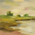 thumbnail image 2 of Vassileva, Silvia 15x15 White Modern Wood Framed Museum Art Print Titled - Chartreuse Fields II, 2 of 4