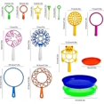 thumbnail image 3 of Big Bubble Wands Set,15 Pcs Large Bubble Making Toys With Tray Bulk For Kids,summer Outdoor Bubble Toys Gift, 3 of 5