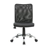 Boss Office Products Budget Mesh Back Swivel Task Chair in Black