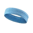 thumbnail image 4 of Banda para el sudor Bandas para el cabello Diademas deportivas para viajes Ejercicio Ejercicio Azul Yinane Diademas deportivas, 4 of 8