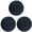 Black 3PCS, variant on 2pcs High Temperature Non Stick Frying Pan Liner Kitchen Accessories Potholder