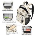 thumbnail image 5 of JIALIOU 14" Laptop Backpack Waterproof Airline Approved Stylish Casual Daypack for Travel Business College Work, Cactus Cowboy Horse, 5 of 8