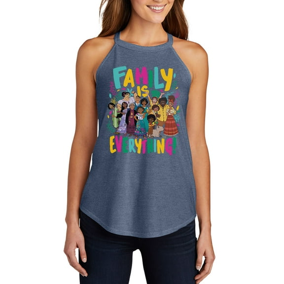 Disney's Encanto - Family Is Everything - Juniors High Neck Tank Top