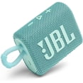 thumbnail image 1 of JBL Go 3: Altavoz portátil con Bluetooth, batería integrada, Resistente al Agua y al Polvo - Verde Azulado JBL GO 3, 1 of 3
