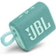 thumbnail image 1 of JBL Go 3: Altavoz portátil con Bluetooth, batería integrada, Resistente al Agua y al Polvo - Verde Azulado JBL GO 3, 1 of 3