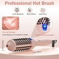 thumbnail image 5 of Thermal Brush For Blowout Look 1.5 Inch Negative Ion Heated Round Brush Curling Iron For Straightening Curling Styling Travel, 5 of 7