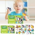 thumbnail image 2 of Magnetic Sticker Set for Creative Play: Animal Mix & Match Game to Develop Motor Skills & Coordination - Educational Toy with Easy Storage (1 Box), 2 of 5