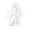 White, variant on Adorable Cartoon Themed Hooded Flannel Bathrobe for Toddler Kids Cozy Nightwear and Pajama Style Robe
