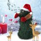 thumbnail image 4 of Árbol de Navidad que canta y baila - Decoraciones de mesa navideñas musicales de juguete de peluche Hugtrwg Para estrenar, 4 of 9
