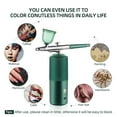 thumbnail image 4 of Portable Air Compressor Kit for Airbrush Painting, Nail Art  Tattoos - Smallzonex 160kPa 900mAh, 4 of 17