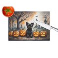 thumbnail image 4 of Affenpinscher Spooky Halloween Glass Cutting Board Large 12 in x 15 in, 4 of 5