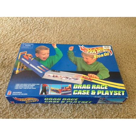 Hot Wheels Sto and Go Drag Race Case & Play Set | Walmart Canada