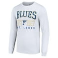 thumbnail image 2 of Men's Starter White St. Louis Blues Retro Graphic Long Sleeve Crew T-Shirt, 2 of 3