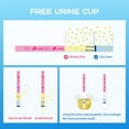 thumbnail image 4 of Pregnancy Tests with Cup, 25 Bulk Pregnancy Test Strips for Home Detection, Over 99% Accuracy, Individually Wrapped Fertility Tests, Extra-Wide 5mm HCG Test Kit Comfortable Grip, Pruebas De Embarazo, 4 of 8