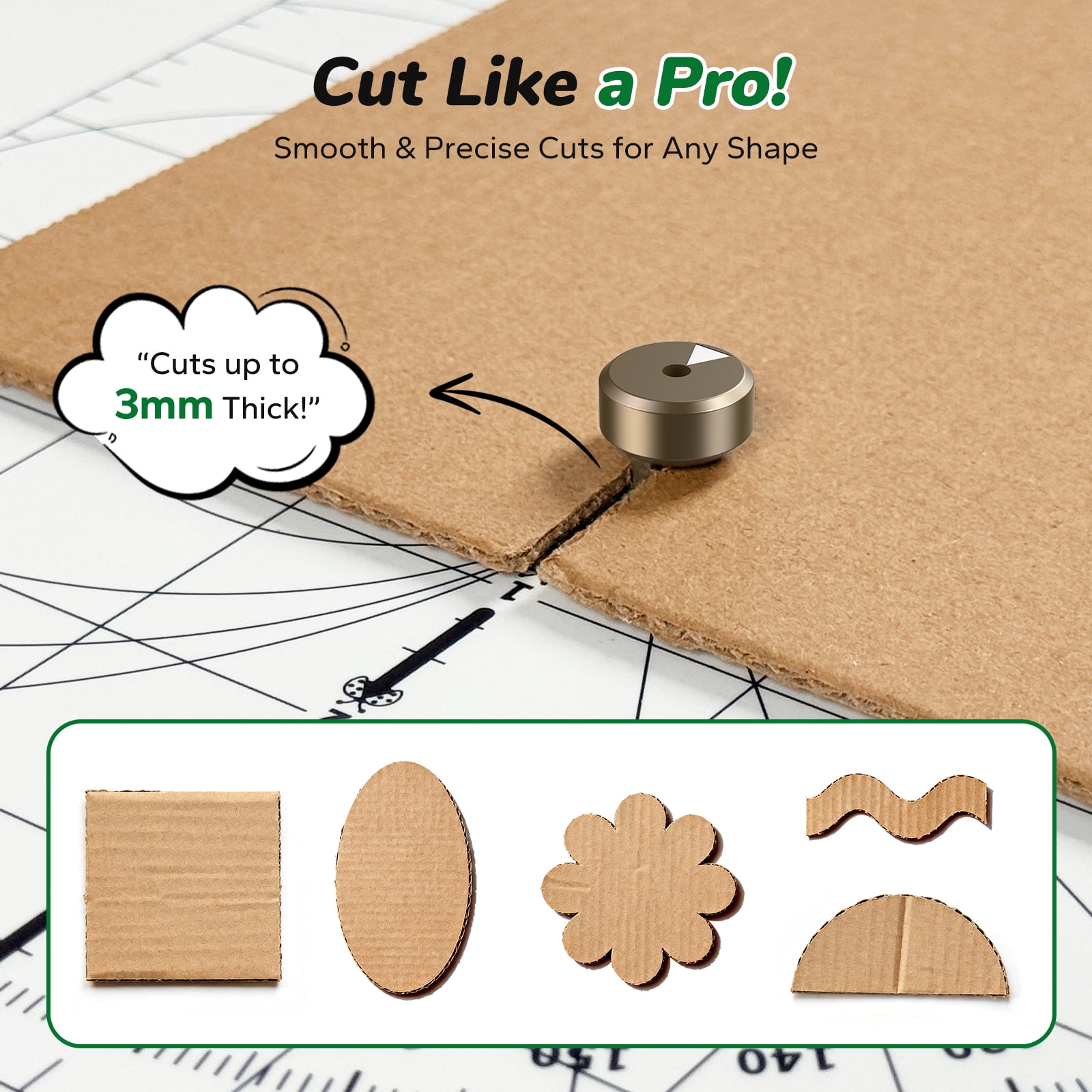 Playboda Cardboard Cutter for Kids, Safe DIY Cardboard Construction Tool Kit, Educational Craft Toy for 5+ Boys and Girls, for Creativity Projects 3D Models